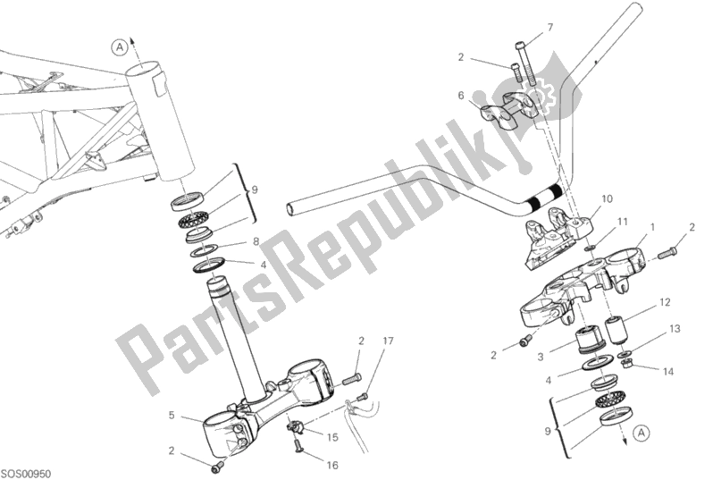 Todas as partes de Conjunto De Direção do Ducati Scrambler Icon Thailand 803 2020